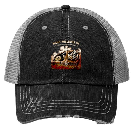Discover Hank Williams III Long Gone Daddy Trucker Hats