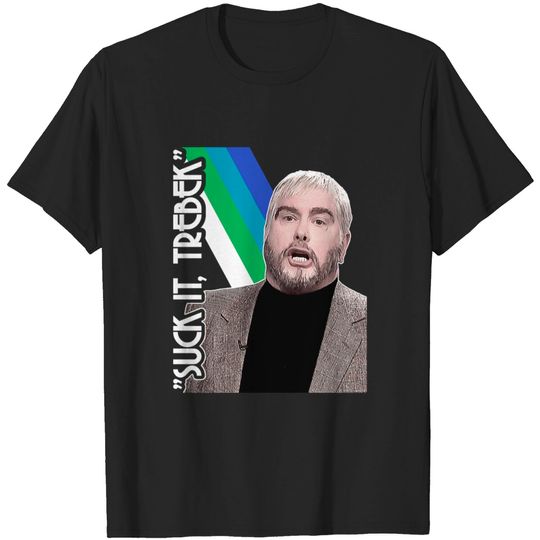 Discover Suck It Trebek SNL Spoof Graphic T-Shirt