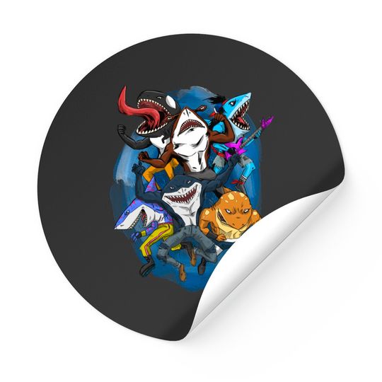 Discover Shark attack! - Street Sharks - Stickers