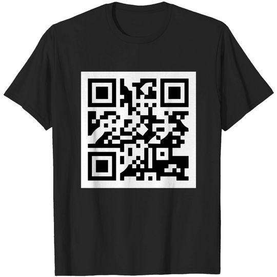 Discover Rick Astley Rick Rolled QR Code T-Shirt