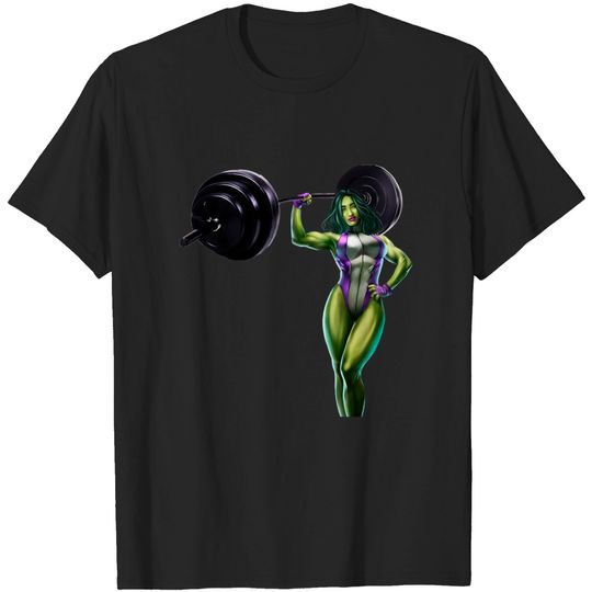 Discover She-Green-Angry lady - Hulk - T-Shirt