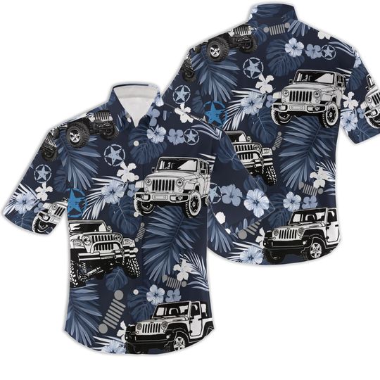 Discover Jeep Car Fashion Hawaiian Shirt