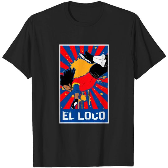 Discover Colombia Soccer El Loco Higuita Vintage Football - Soccer Player - T-Shirt