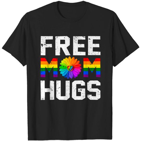 Discover Free Mom Hugs LGBT - Lgbt - T-Shirt
