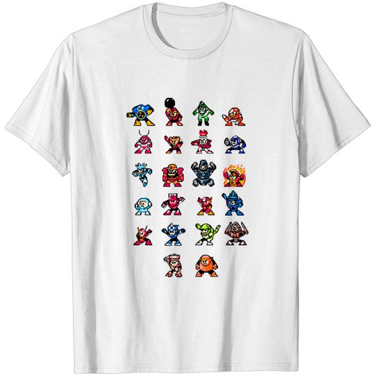 Discover Robot Masters Megaman - Megaman - T-Shirt