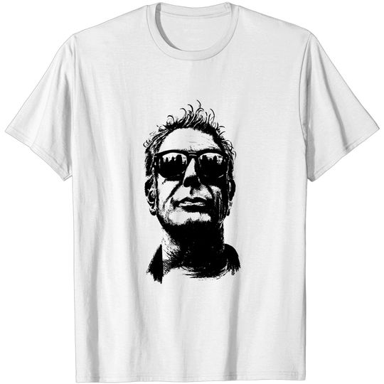 Discover Anthony Bourdain Pencilart - Anthony Bourdain - T-Shirt