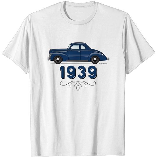 Discover 1939-Jefferson Blue - 1939 Coupe - T-Shirt