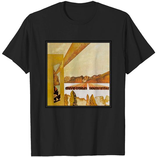 Discover Men's Cotton Crew Tee Stevie Wonder Innervisions