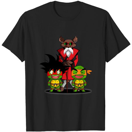 Discover Roshi, Goku and Krilin Teenage Mutant Ninja Turtles - Dragon Ball - T-Shirt