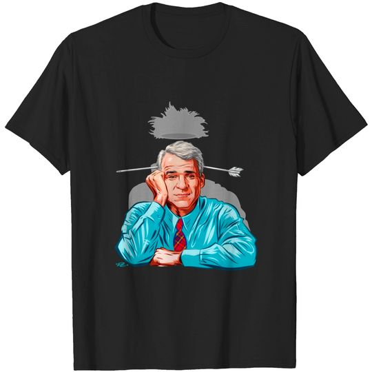 Discover Steve Martin - An illustration by Paul Cemmick - Steve Martin - T-Shirt
