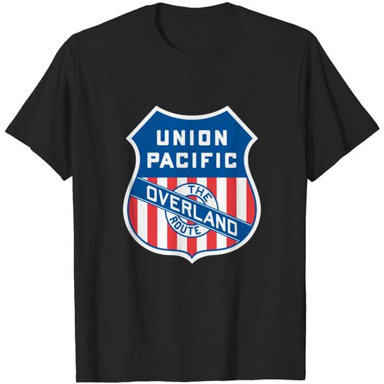 Discover Union Pacific Railroad Obsolete Logo - Union Pacific Railroad - T-Shirt