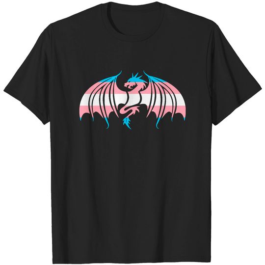 Discover Trans Pride Dragon - Transgender Pride - T-Shirt