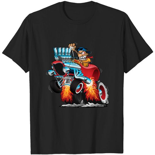 Discover American Hot Rod Car Race T-shirt