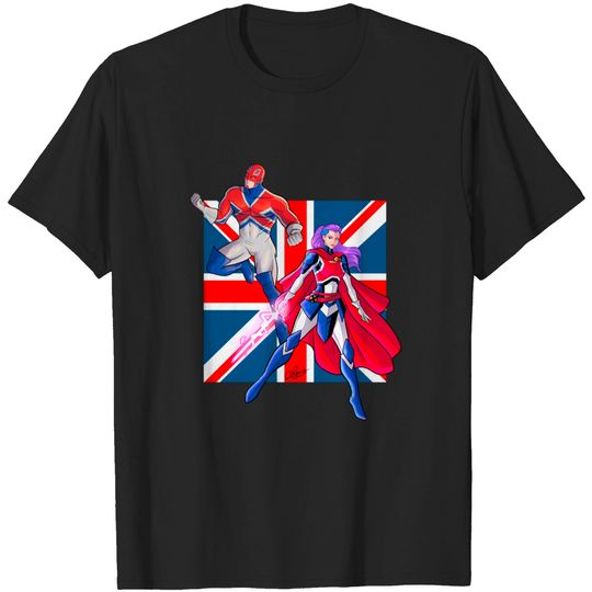 Discover Captain Britain and Captain Britain - Xmentshirt - T-Shirt