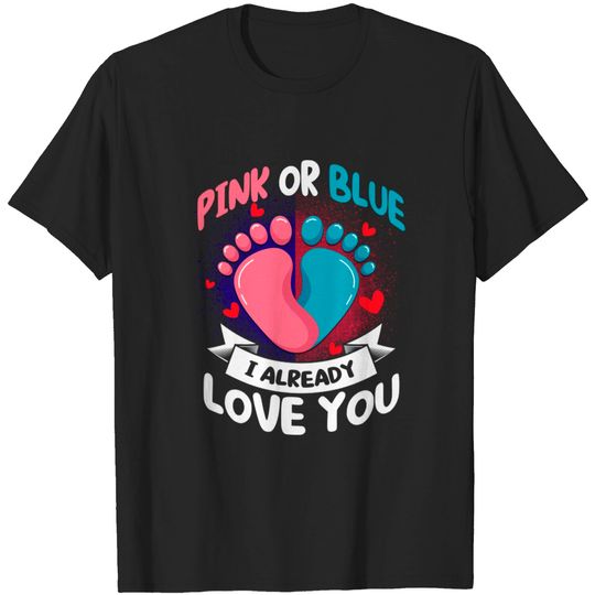 Discover Team Boy Parents Gender Reveal - T-Shirt