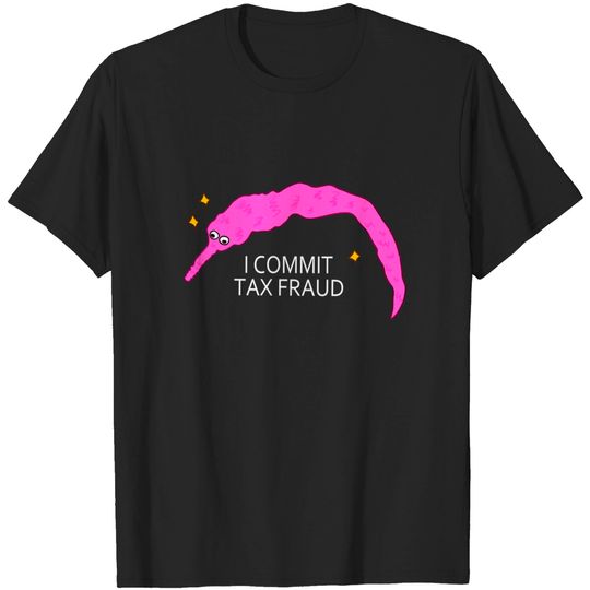 Discover Tax Evasion Worm - Worm On A String - T-Shirt
