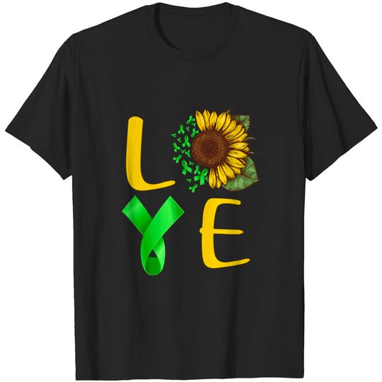Discover love mental health awareness sunflower - Mental Health Awareness - T-Shirt