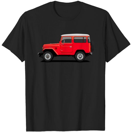 Discover Land Cruiser FJ40 HardTop Red - Toyota Land Cruiser - T-Shirt