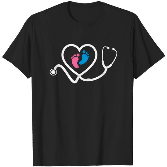 Discover Obstetric Nurse Baby Feet - Nurse - T-Shirt