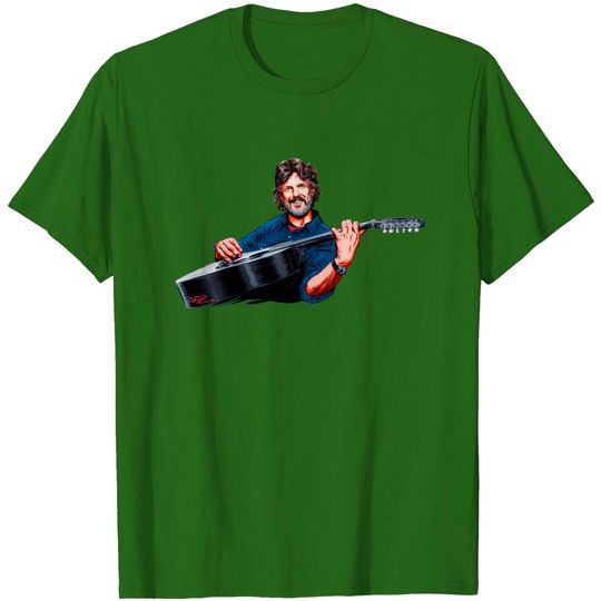 Discover Kris Kristofferson - An illustration by Paul Cemmick - Kris Kristofferson - T-Shirt
