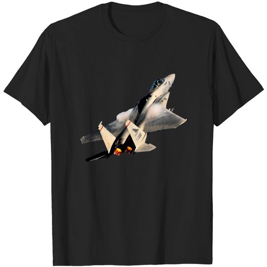 Discover F-15C Eagle afterburner no background - F 15 Eagle - T-Shirt
