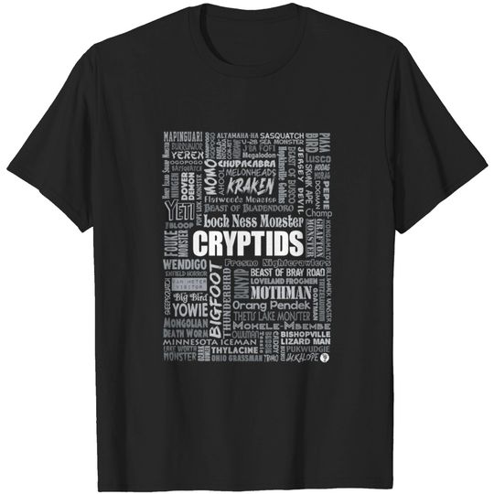Discover Cryptids in gray - Cryptid - T-Shirt
