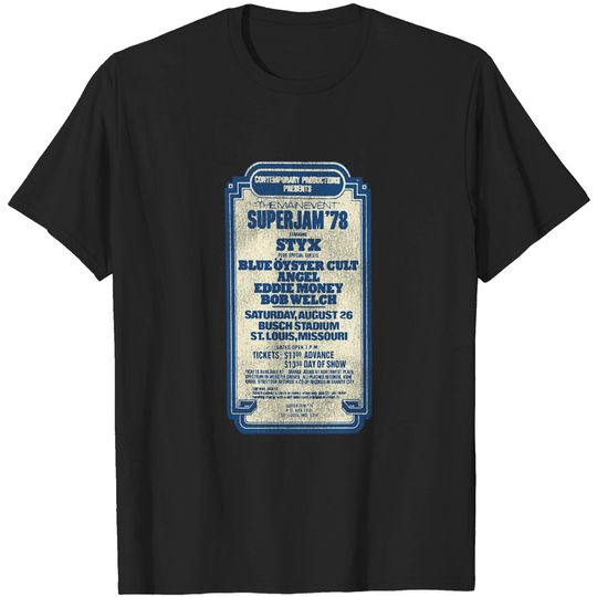 Discover SuperJam '78 - Rock Concert - T-Shirt