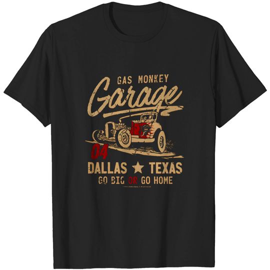 Discover Gas Monkey Garage Vintage Hot Rod Tee T-Shirt