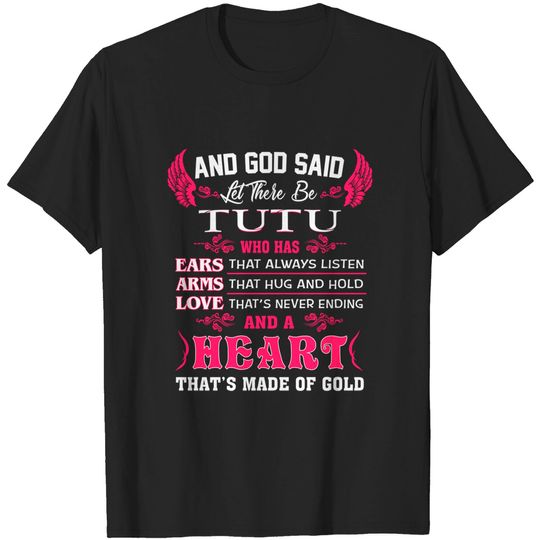 Discover Tutu Grandma Gift T-Shirt