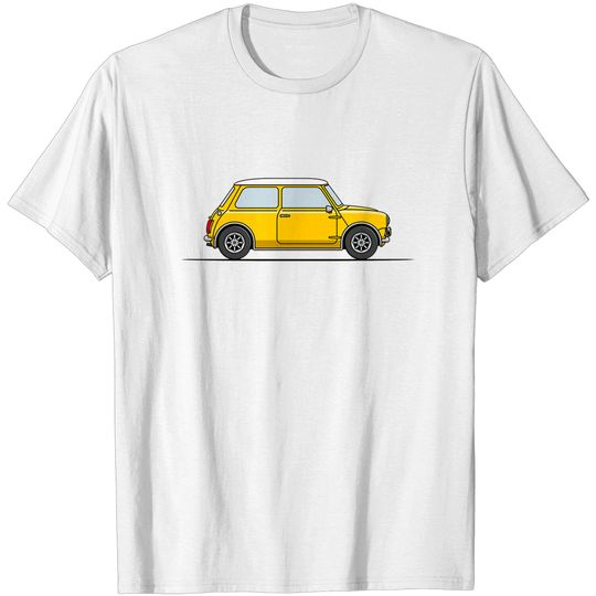 Discover Classic Mini Cooper - Yellow - Mini - T-Shirt