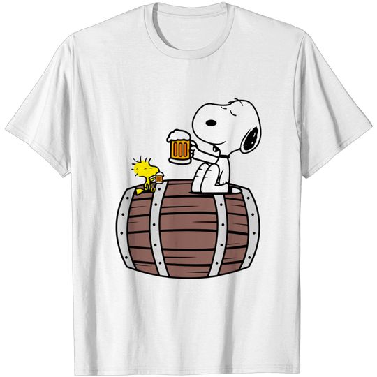 Discover Snoopy Beer Time - Snoopy - T-Shirt