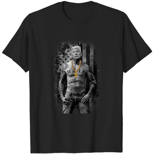 Discover Patriotic Gangster Anti-Liberal Pro-Trump T-Shirt