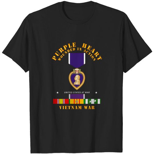 Discover Purple Heart Vietnam Service T-Shirt