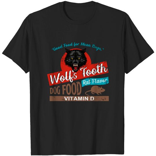 Discover Wolf's Tooth Dog Food T-shirt