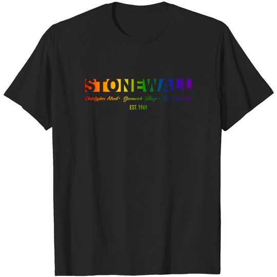 Discover CSD Stonewall LGBT Gay Pride NYC 1969 Riot T-shirt