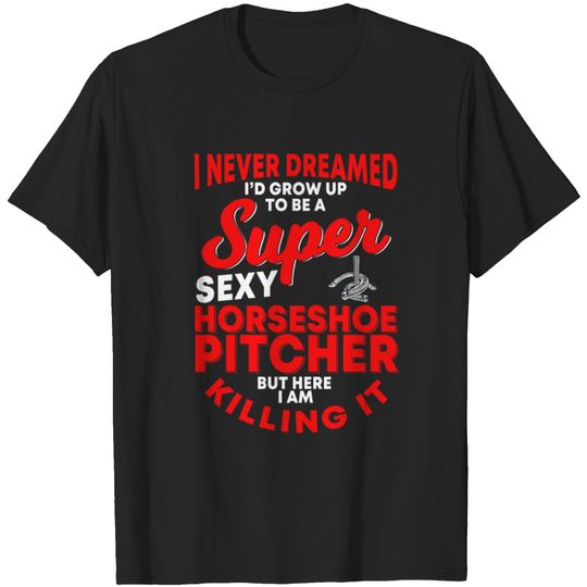 Discover Horseshoe Pitcher T-shirt