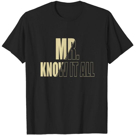 Discover Mr Know it all T-shirt