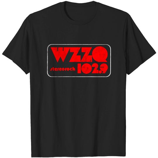 Discover WZZQ Stereorock Jackson, Mississippi / Defunct 80s Radio Station Logo - Radio Station - T-Shirt