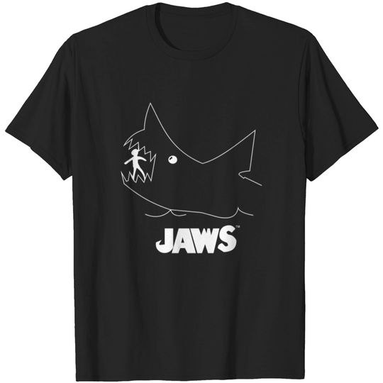 Discover Jaws Chalk Board Movie T-shirt