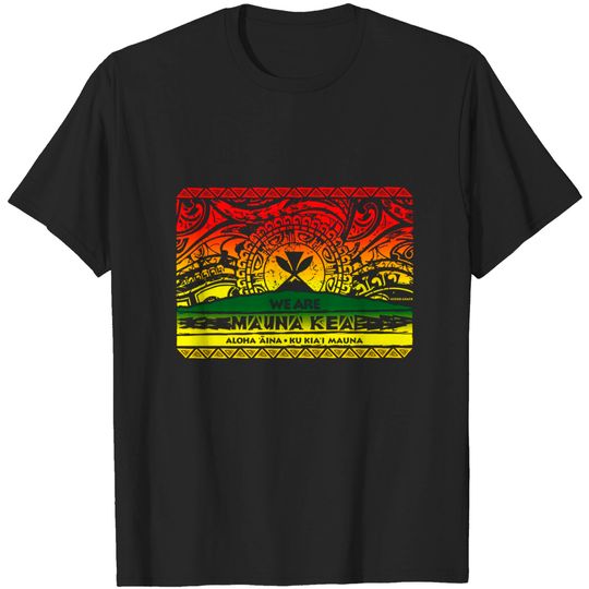 Discover Mauna Kea: aloha aina ku kia’i mauna nizho design - Nizho - T-Shirt
