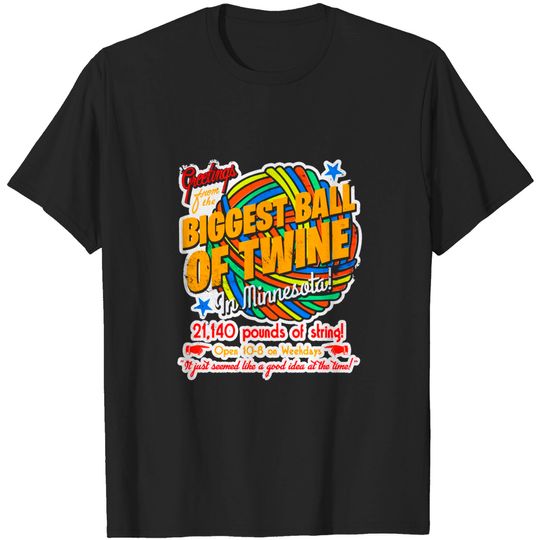 Discover The Biggest Ball of Twine in Minnesota - Weird Al - T-Shirt
