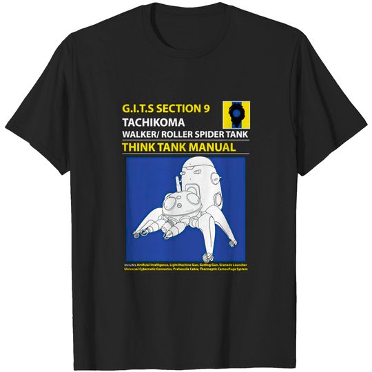 Discover Tachikoma Manual - Major Kusasgni - T-Shirt