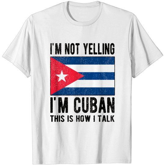 Discover Proud Cuban Heritage Cuba Roots Cuban Flag T-shirt