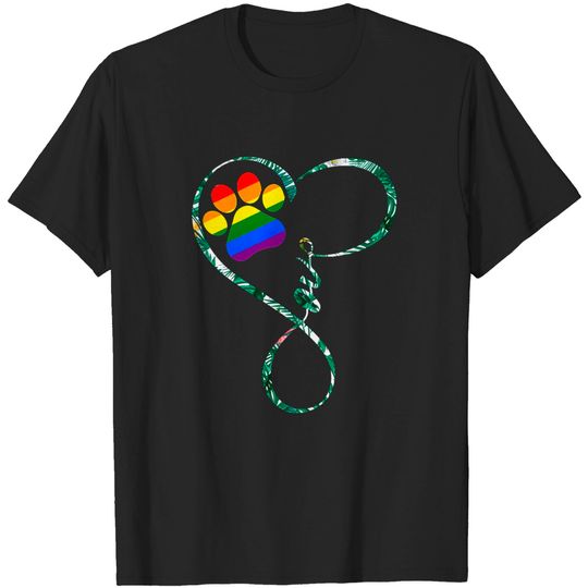 Discover Lgbt Paw Love T-shirt