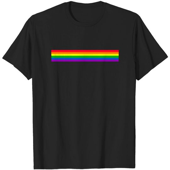 Discover Gay Pride Flag Stars Rainbow Flag LGBT T-shirt
