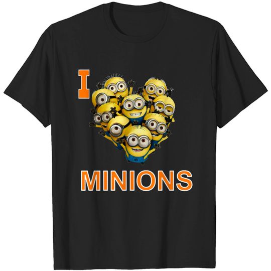 Discover I LOVE MINIONS T-shirt