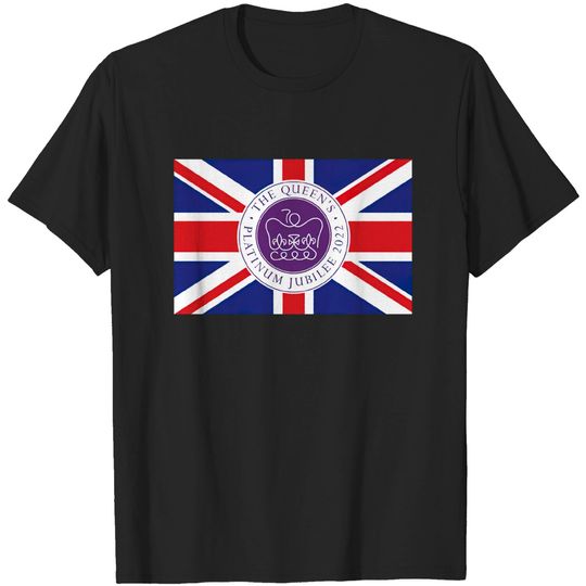 Discover Official Emblem T-Shirt for Platinum Jubilee Celebration