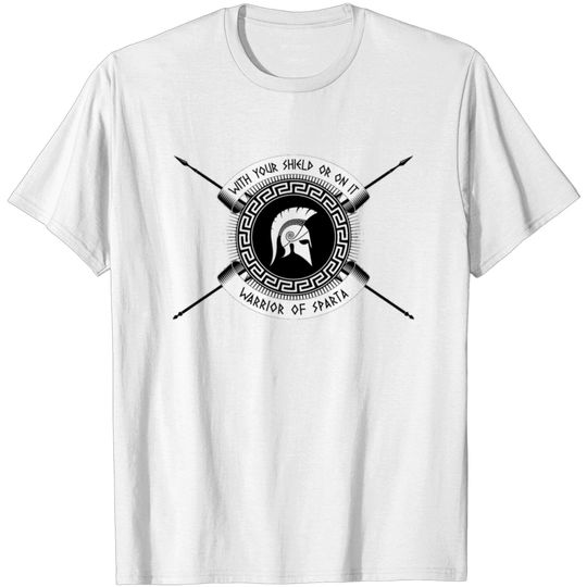 Discover Spartan Shield or on it T shirt top T-shirt