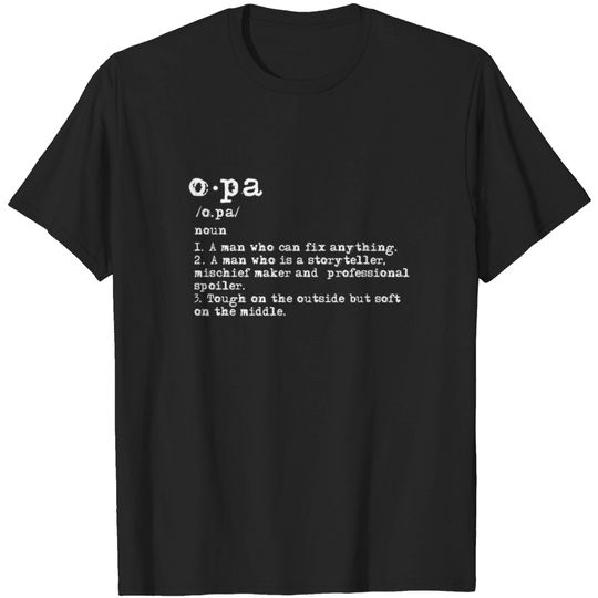 Discover Opa T-shirt, Opa T-shirt