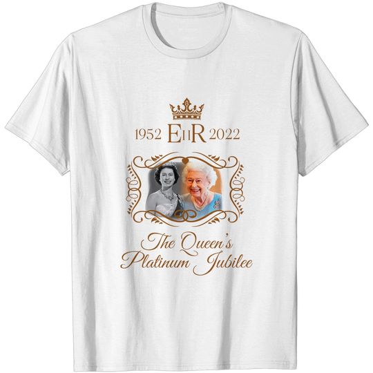 Discover The Queen's Platinum Jubilee 1952-2022 T-shirt